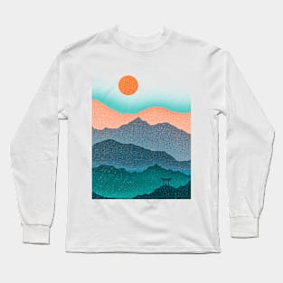 Meditating Samurai Long Sleeve T-Shirt